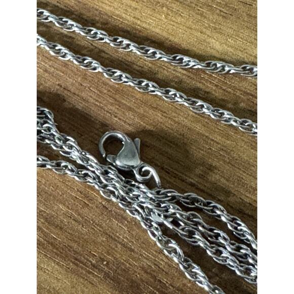 James Avery Retired RARE X-Large Puffy Heart Pendant And 21.5 Necklace 2 3/4”! - Picture 10 of 10